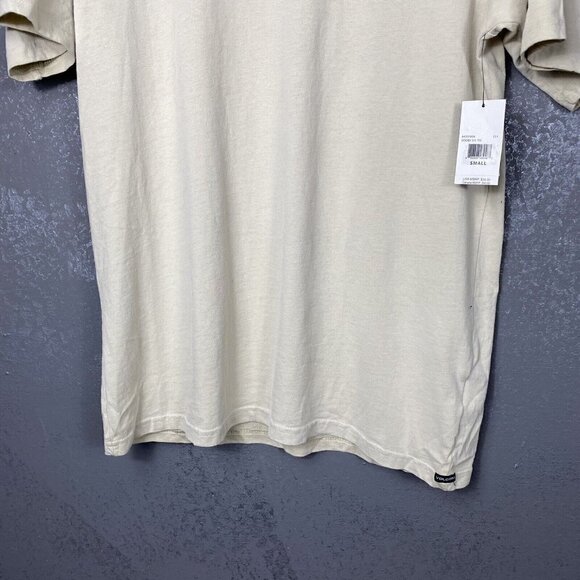 Volcom dooby short sleeve tee. “Embrace the Strange”. tan. Size small - Picture 3 of 9